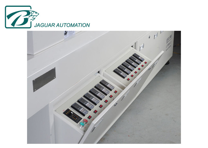 JAGUAR 6 Heating Zones 2400mm Heating Passage Reflow Oven Machine A6 for Led Production Line with Computer Controlling