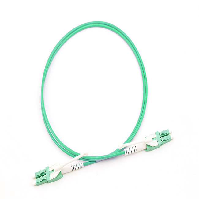 Duplex 3.0mm 2.0mm PVC LSZH OFNR LC PC-LC PC Multimode OM3 Fiber Patch Cord