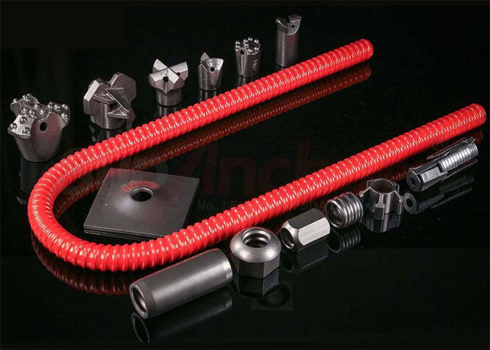 Self Drilling Anchor Bar R25 Hex Anchor Nut In Soil Nailing
