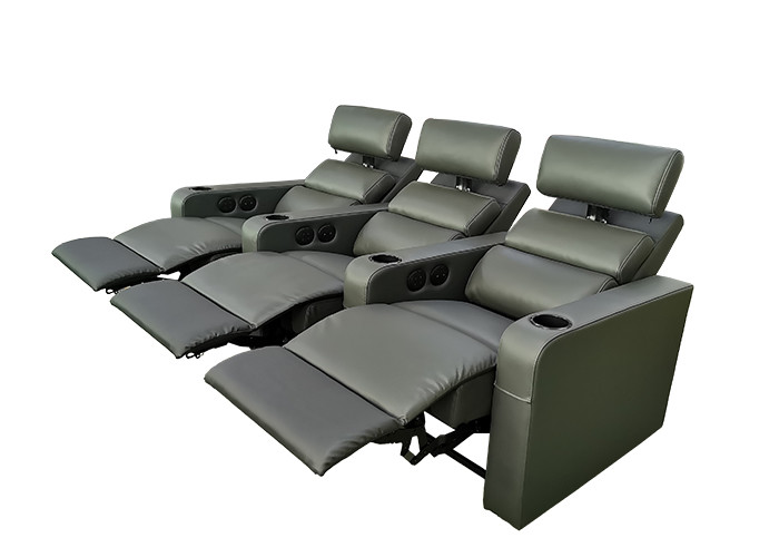 Home Theater Recliner Seats With Swivel Tray Tables