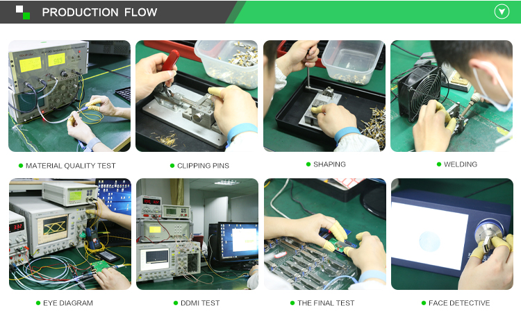 CWDM SMF 155Mbps 40km 60km 80km Fiber Optic Sfp Module