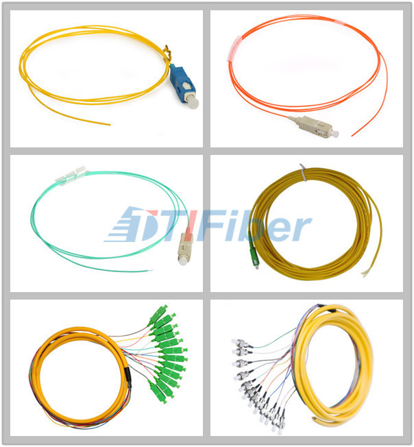 Singlemode Simplex SC Fiber Optic Pigtail / Optical Fiber Pigtail