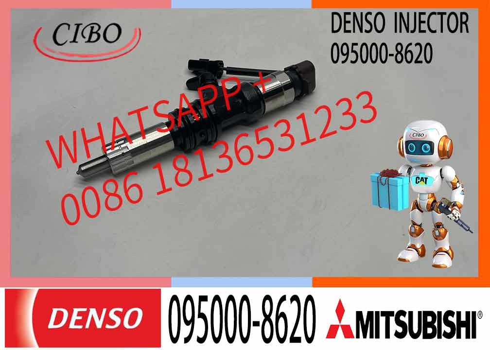 Common Rail Diesel Fuel Injector 095000-8620 095000-8621 For MITSUBISHI 6M60T ME306200 ME307085