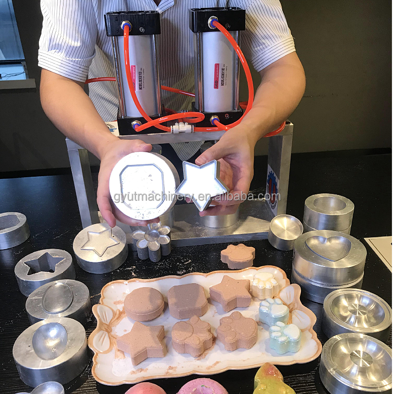 20kg DIY Aroma Shower Bath Bomb Salt Press Machine with Pneumatic Operation Control