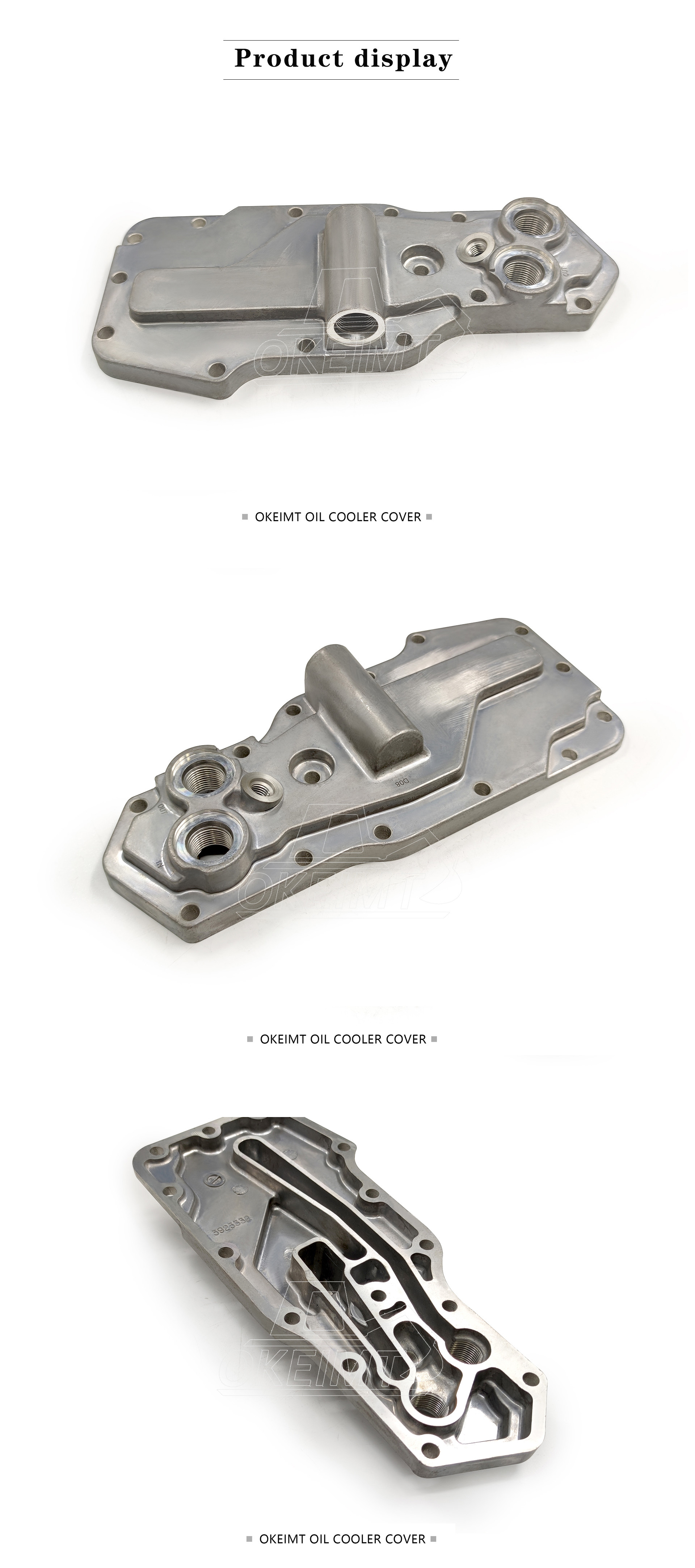 6735-61-2220 Cover Oil Cooler For Komatsu 6D102-7 PC200-7 Engine