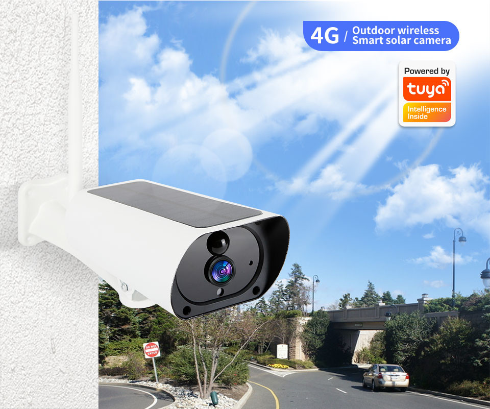 Tuya App TCP CMOS 4G Wifi Security Camera 850nm Burglar Alarm Systems