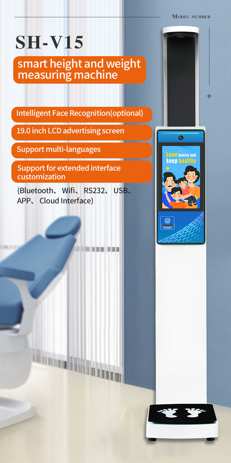 Bmi Body Mass Index Height And Weight Measurement Instrument Scale For Health Club
