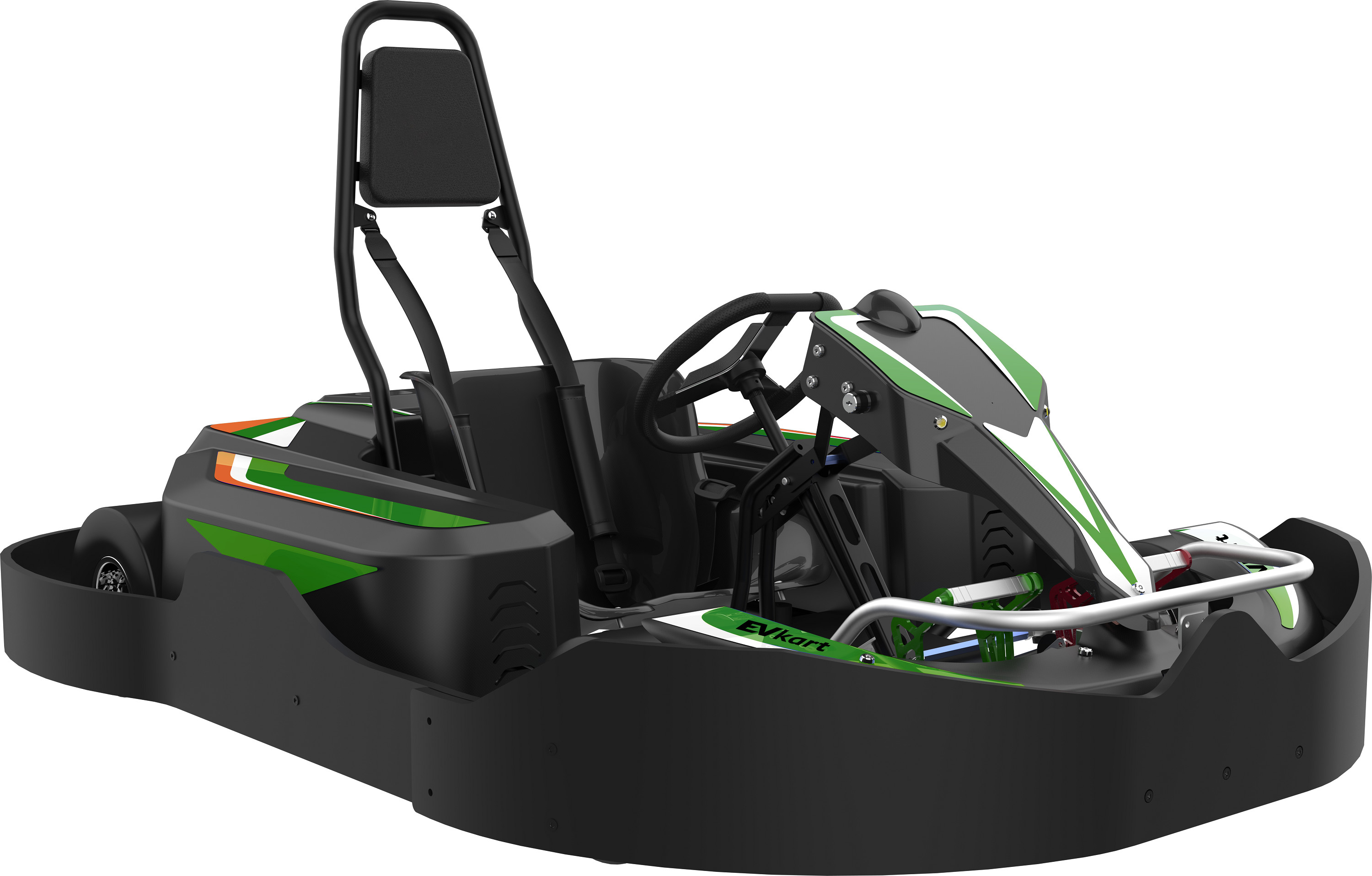 690mm Wheel Base Kids Electric Go Kart 28km/h With 600W Motor