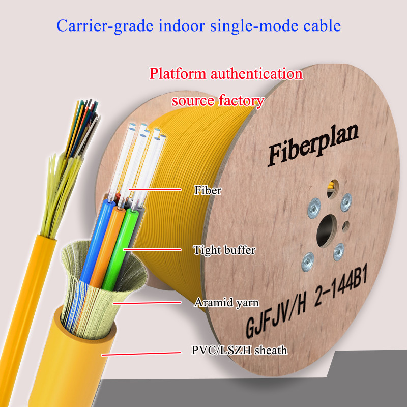 Distribution Tight Buffer Optical Cable Single Mode Multimode