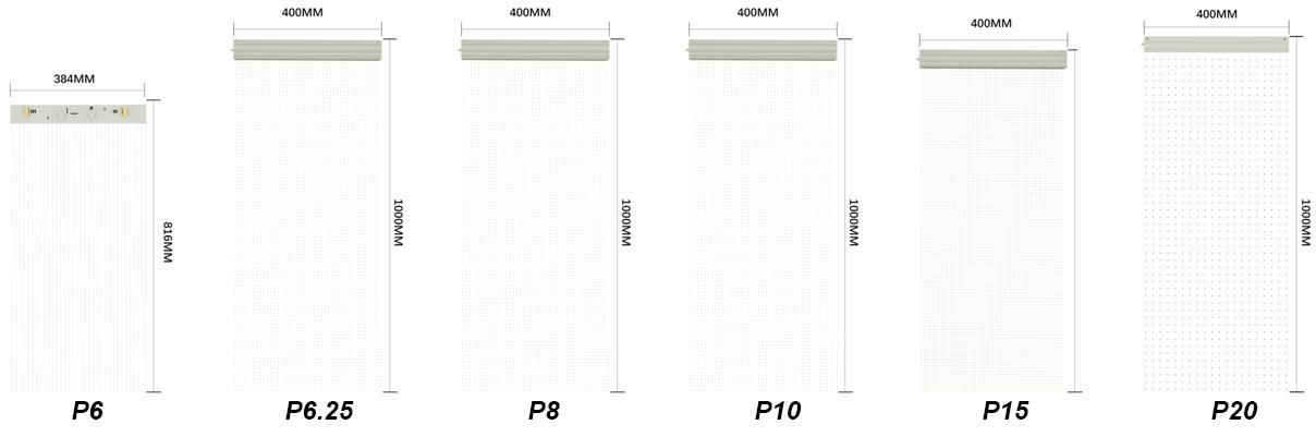 Film Transparent LED Display Screen Glass LED Screen Glass LED Mesh 6