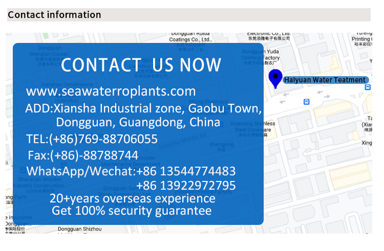 99.7% Rejection Containerized Water Treatment Plant rO System SS316L Material