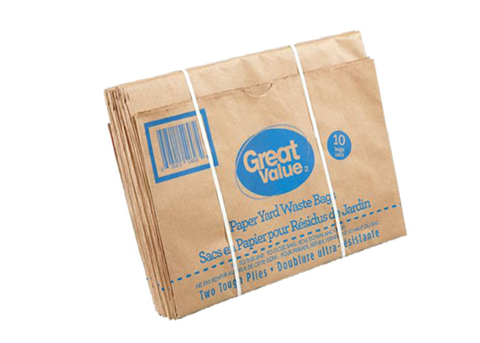 Brown Paper Multi Layer Paper Bag Square Bottom Household Garbage Bag