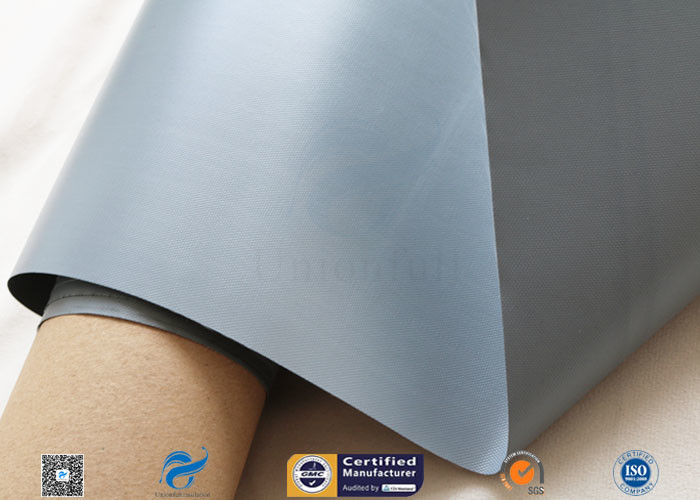 7628 Grey Waterproof PVC Coated Fiberglass Cloth Fabric Duct Glass Fiber Cloth