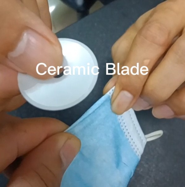Medical Material Industrial Cutting Blade Nonwoven Synthetic Fabrics Zro2 Slitting Knife
