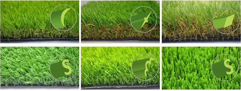 Synthetic Green Artificial Grass Turf 30mm For Garden Field Carpet