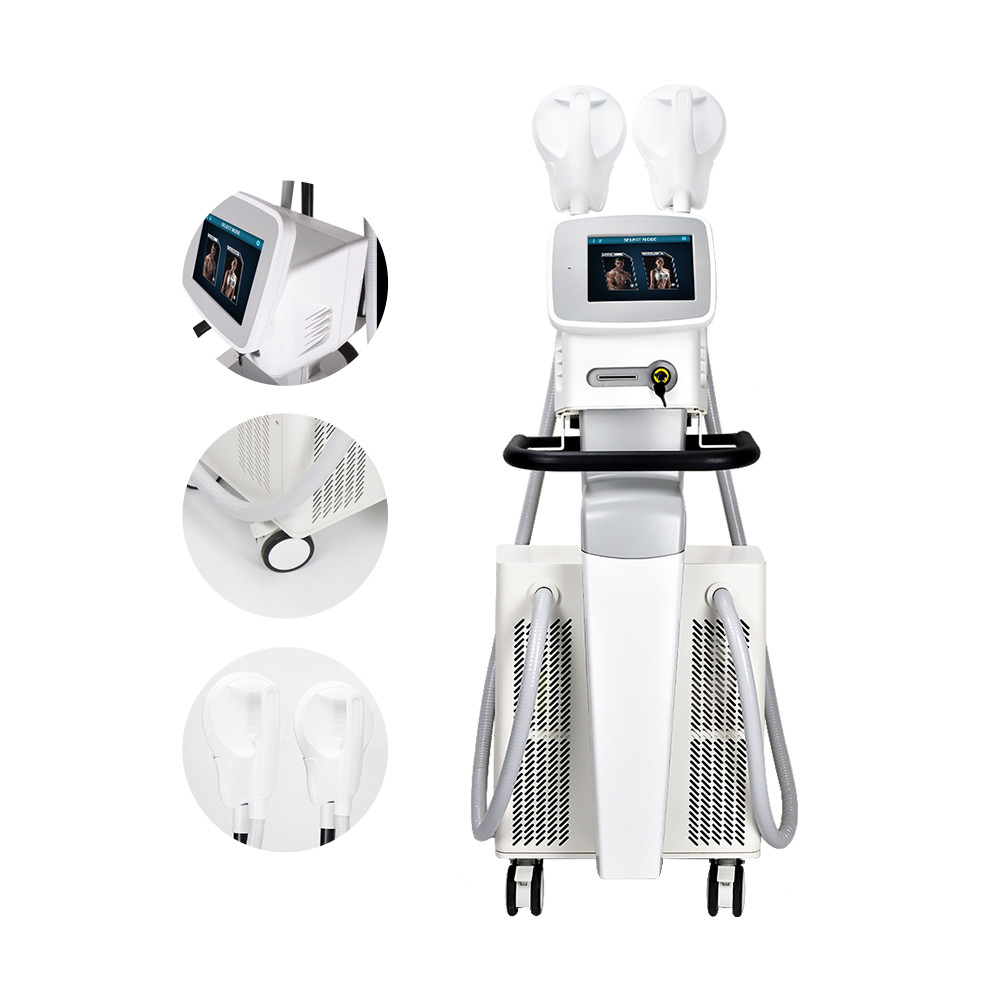 2 Handles Electric Muscle Stimulator Machine For Fat Reduction
