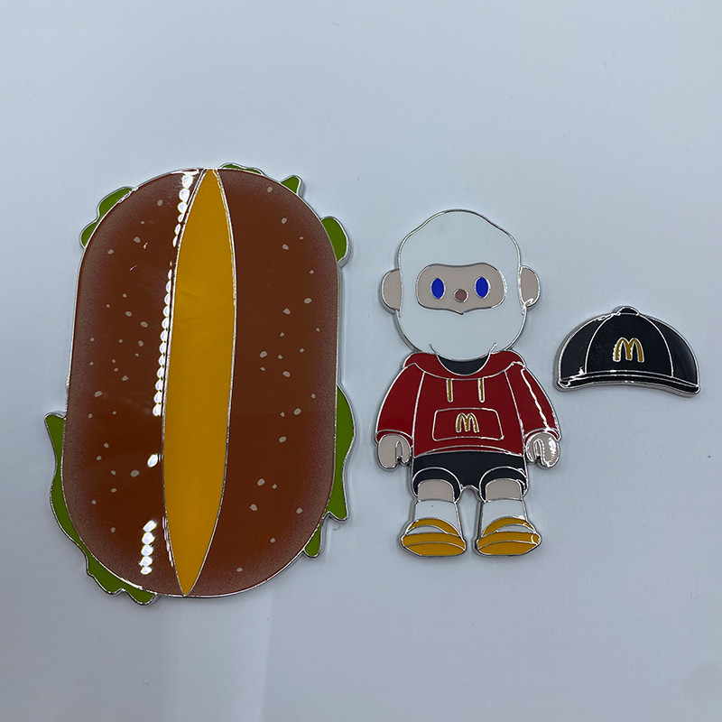 Magnetic McDonald Parts Badge Fun and Interactive Collectible