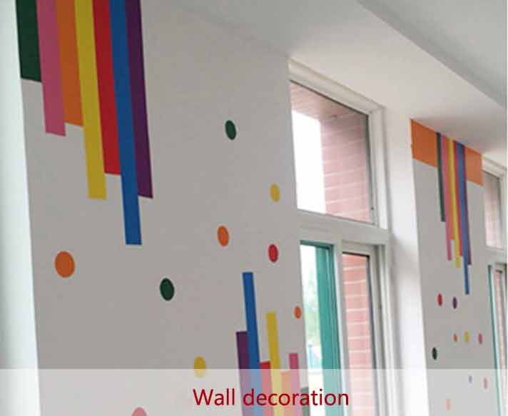 Printed Logo Cloth Duct Tape for wall decorated