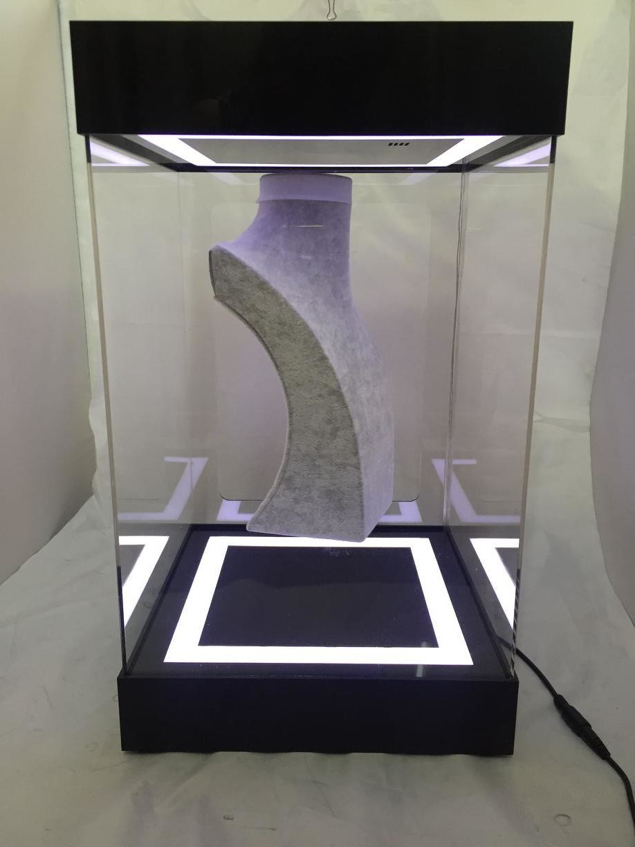 magnetic floating pop levitateing shoes display racks