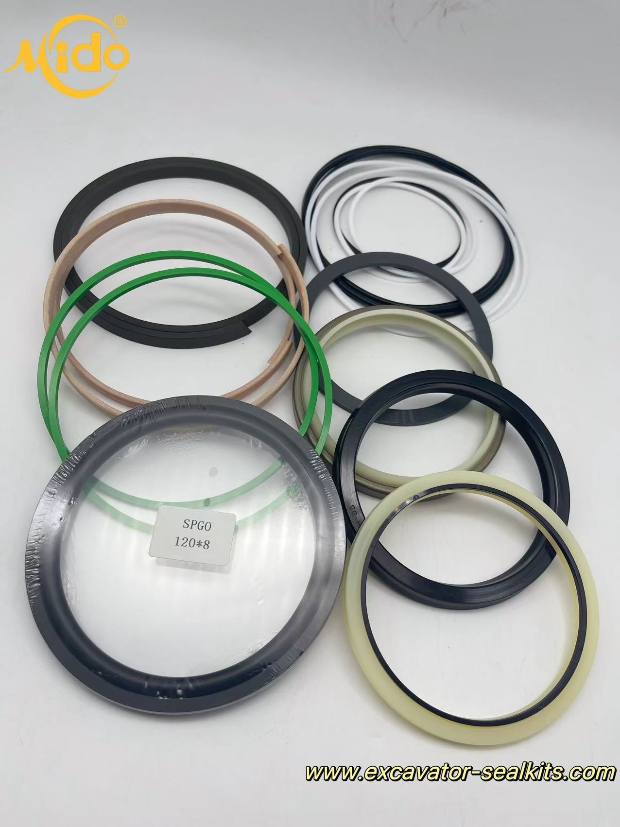 Caterpillar Excavator: Durable, High - Cat320B/C/D Quality Boom Seal Kit and Hydraulic Cylinder Seal Kit Built to Withstand Heavy - Duty Operations