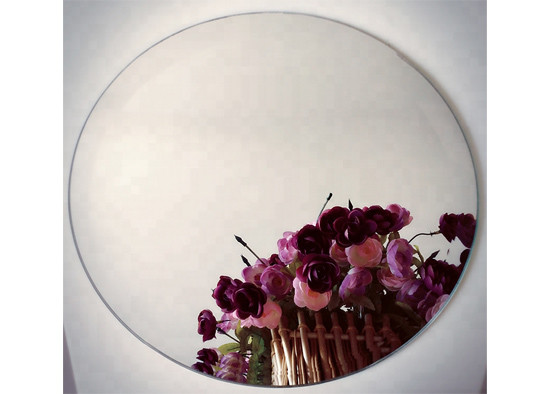 Erosion Resistant Decorative Mirror Glass , Custom Cut Mirror Glass For Bathroom