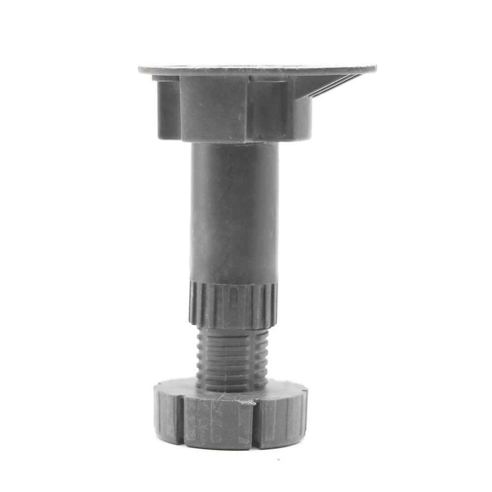Plastic Plastic Cabinet Legs , Adjustable Furniture Hardware Fittings