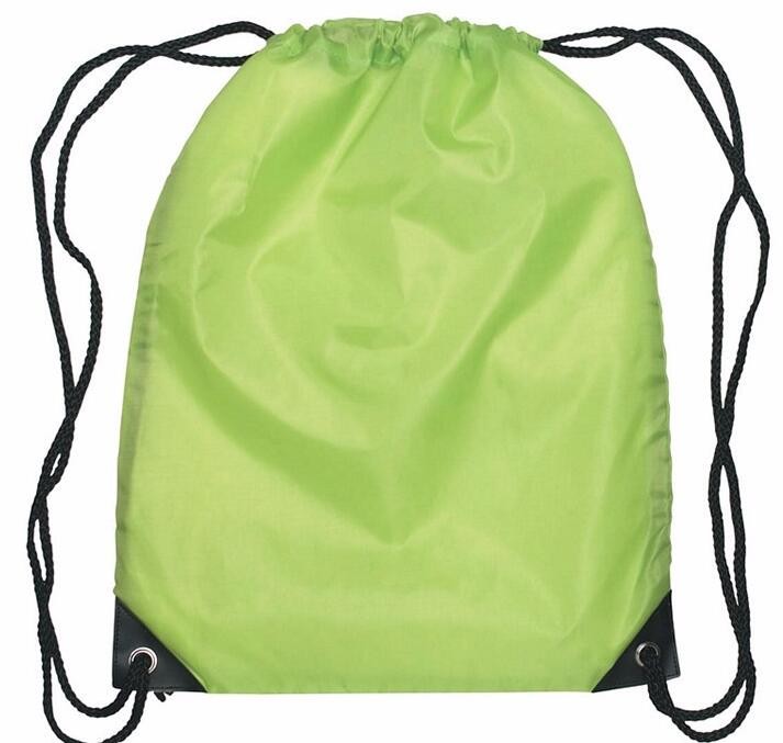 Outdoor Use 210D Sample Shoe Polyester Drawstring Bag,fashionable pattern printing polyester foldable shopping bag PACK