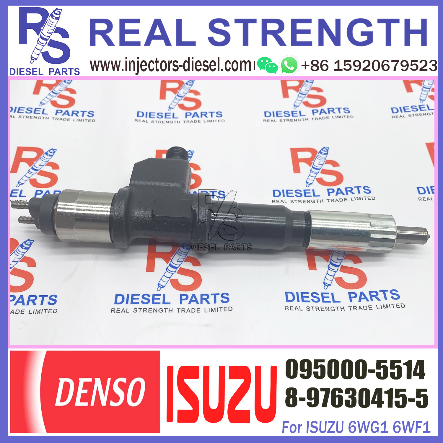 Diesel injector assembly Isu-zu pump common rail injector 095000 5514 095000-5514 for diesel engine