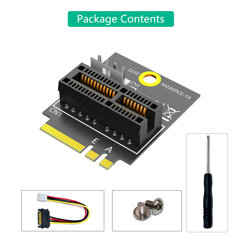 New Version Mini Nvme M.2 NGFF Key A/A+E/E To PCI-E 1X Adapter