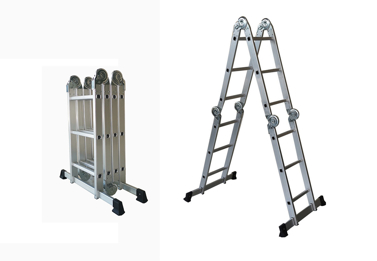Lightweight Foldable Aluminum Ladder Durable Aluminum Extension Ladder
