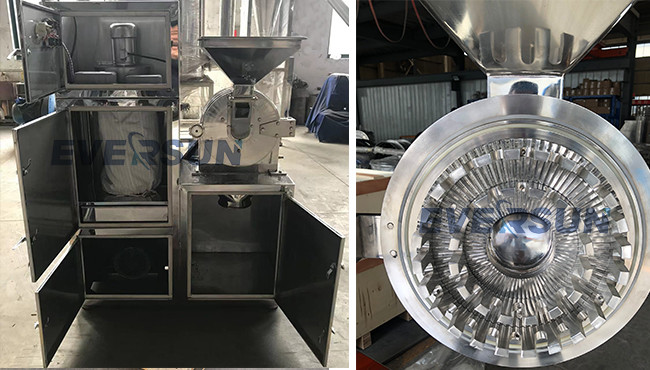 High Speed Stainless Steel Crusher Machine Universal Pulverizer With Large Capacity