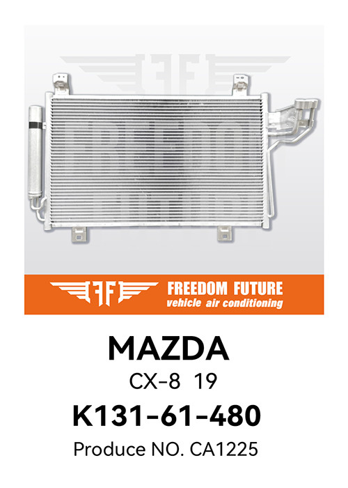Front Air Conditioner Condenser Fits 2018 Mazda CX-8 K131-61-480 Evaporator Condenser