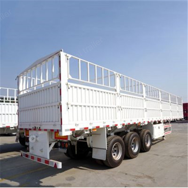 40 Feet Multi Axles Cattle Transport Trailers For Animal Bulk Grain Transport