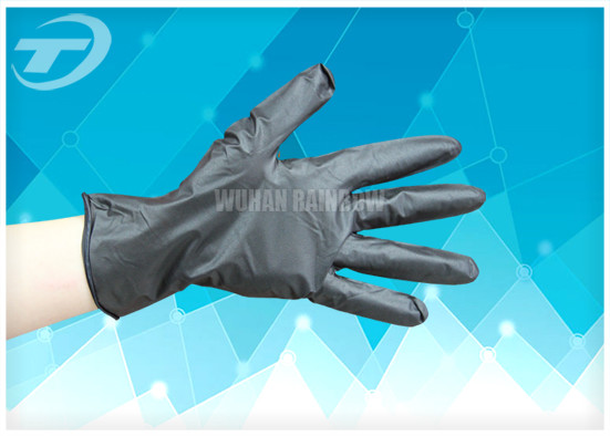 Dip Flock Lined Medical Disposable Gloves For Electronic And Instrument Industry