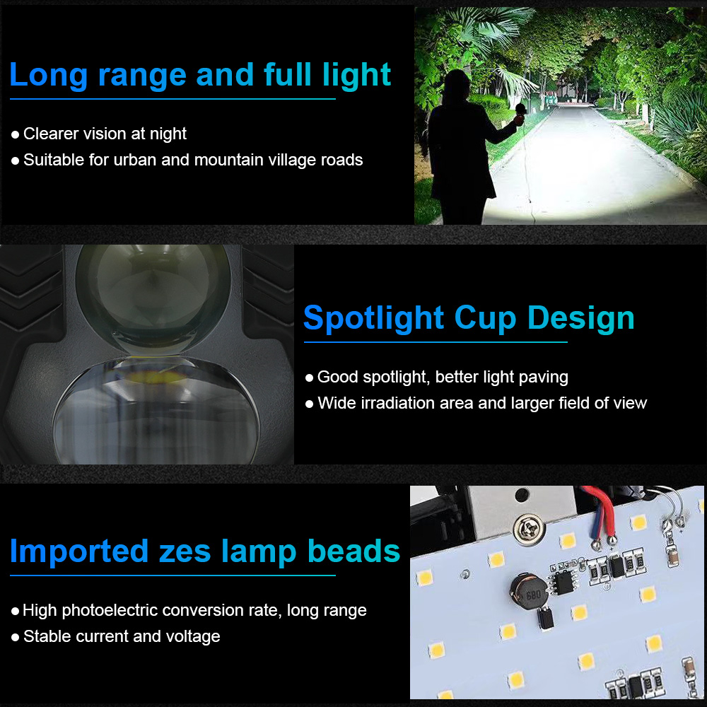 2 Beam White Yellow Flash 80V Motorcycle Universal LED Spotlight