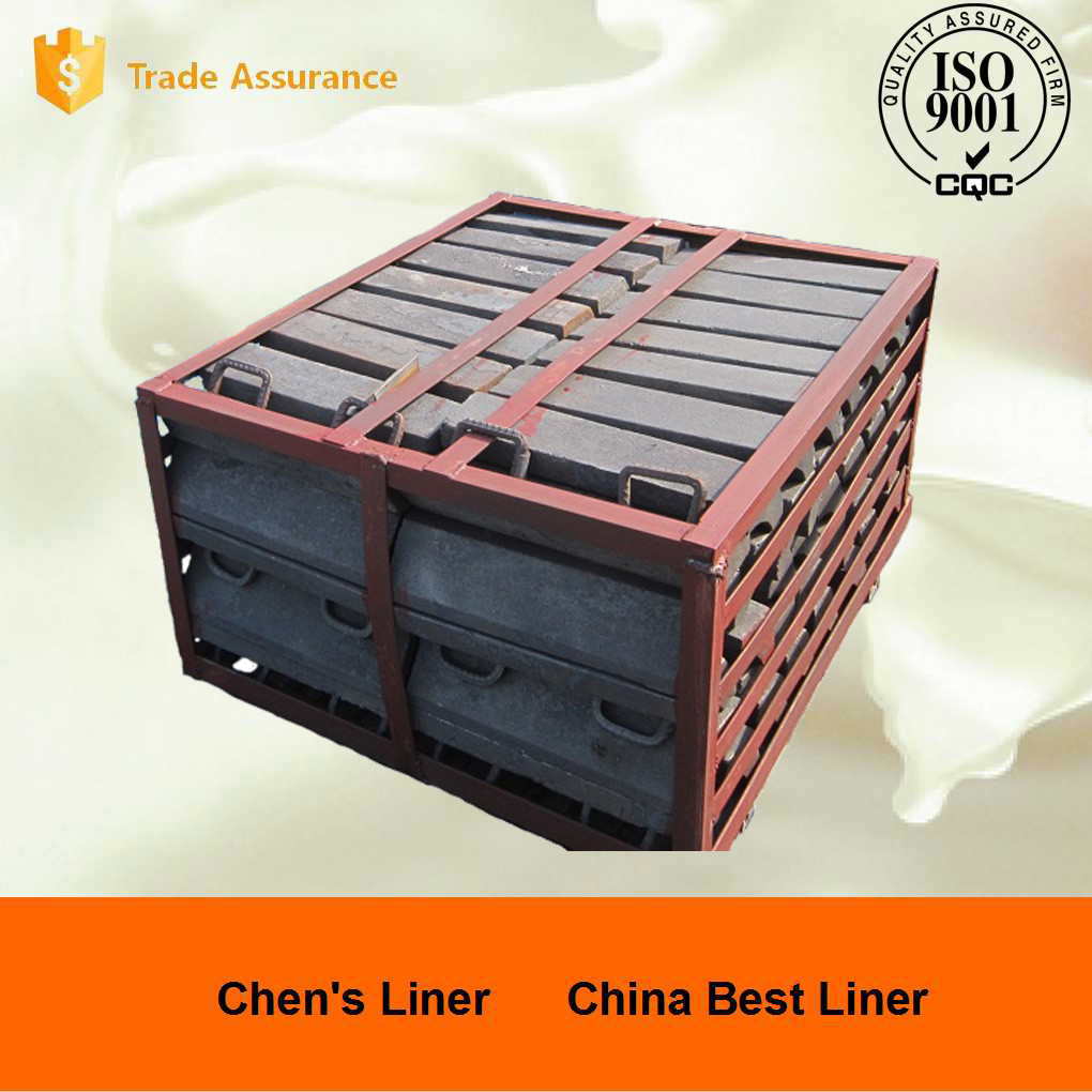 Chrome Molybdemun Alloy Steel Castings Crusher Wear Parts With Tempering Heat Treatment