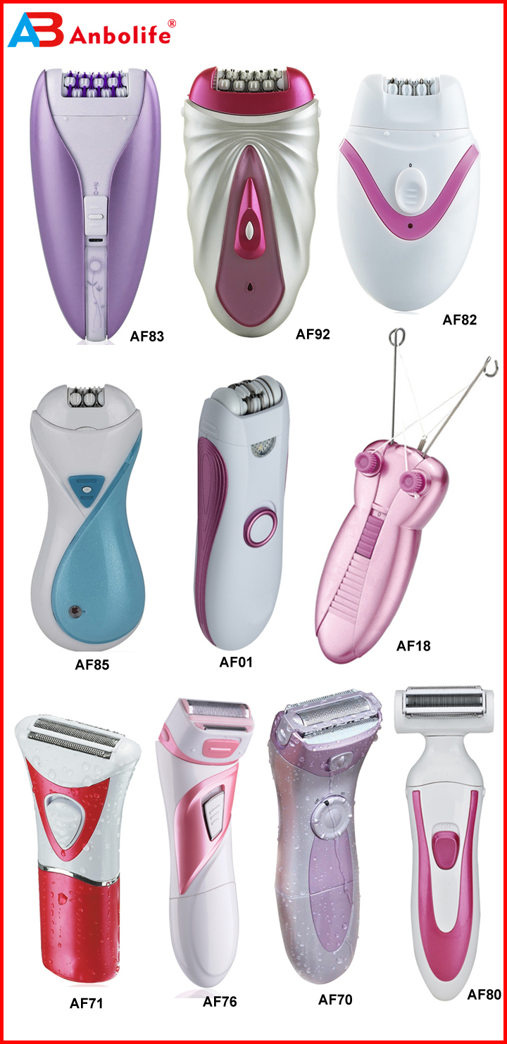 Lady Men Bee Electric Face Epilator Cotton Thread Loose Power With Indictator Light Painless Hair Remover