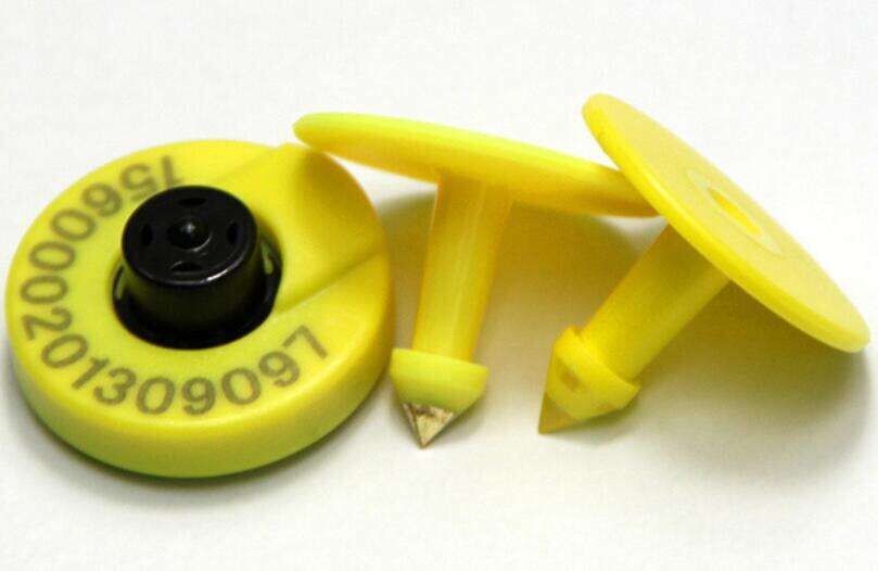 ODM LF RFID Application Animal Ear Tag Hdx Reusable Open Head With Laser Printing