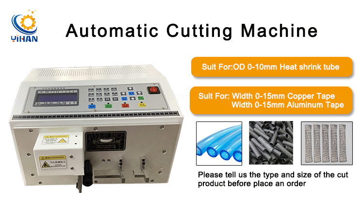 Precision Cutting Machine for Popular YH-C10 Heat Shrinkable and PVC Silicone Tubes