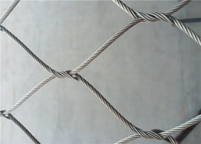 1.6mm Architecture Architectural Wire Mesh Facade Anti Fall 60x60mm