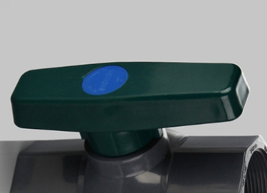 Duluex Octagonal Ball Valve with New Dark Green Handle for Swimming Pool