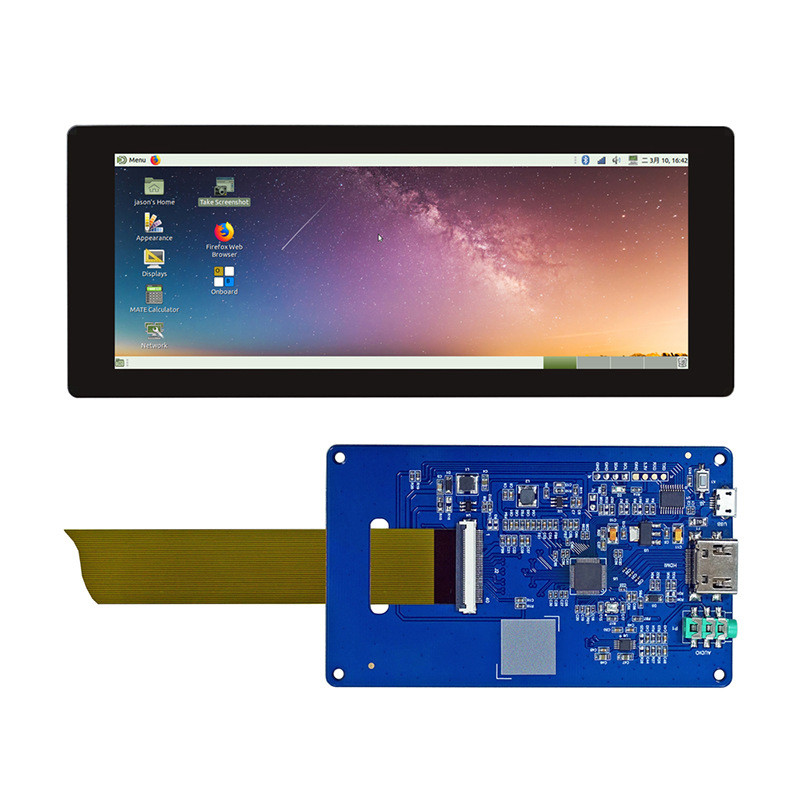6.86 Inch TFT LCD Display Module 480X1280 HDMI Interface 600c/D Supporting Win7