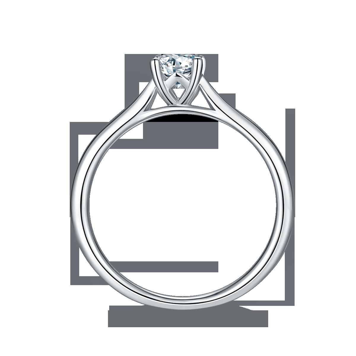 925 Sterling Silver Jewelry Diamond Moissanite Engagement Rings Promise Rings for Women
