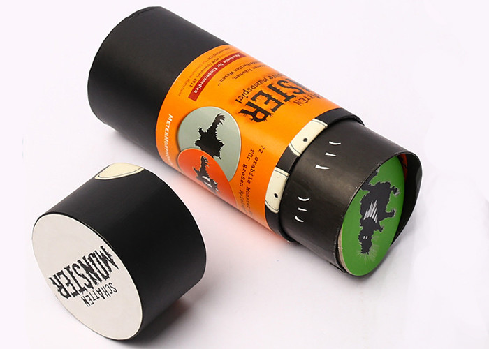 Recycled Luxury Paper Tube Packaging Eco Friendly For Makeup Brush Packaging