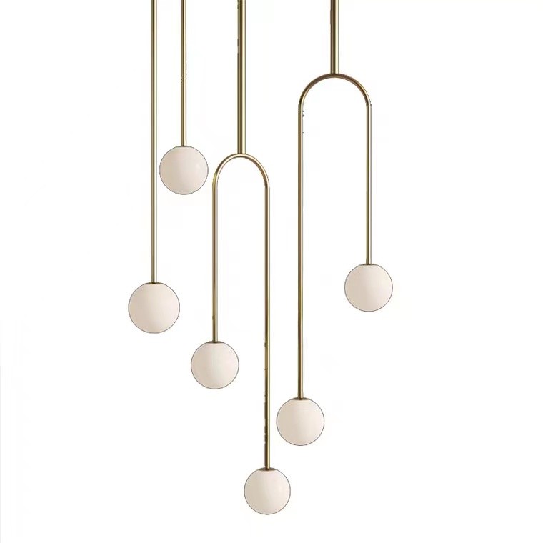 Home Lighting Indoor E27 Classic Glass Bubble Ball Led Ceiling Pendant Lamp