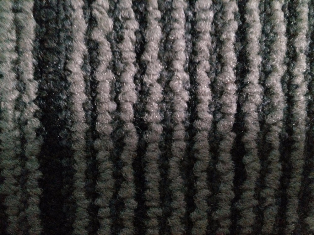 50*50cm Natural Woven Carpet , Flat Woven Natural Rug Multi - Level Loop