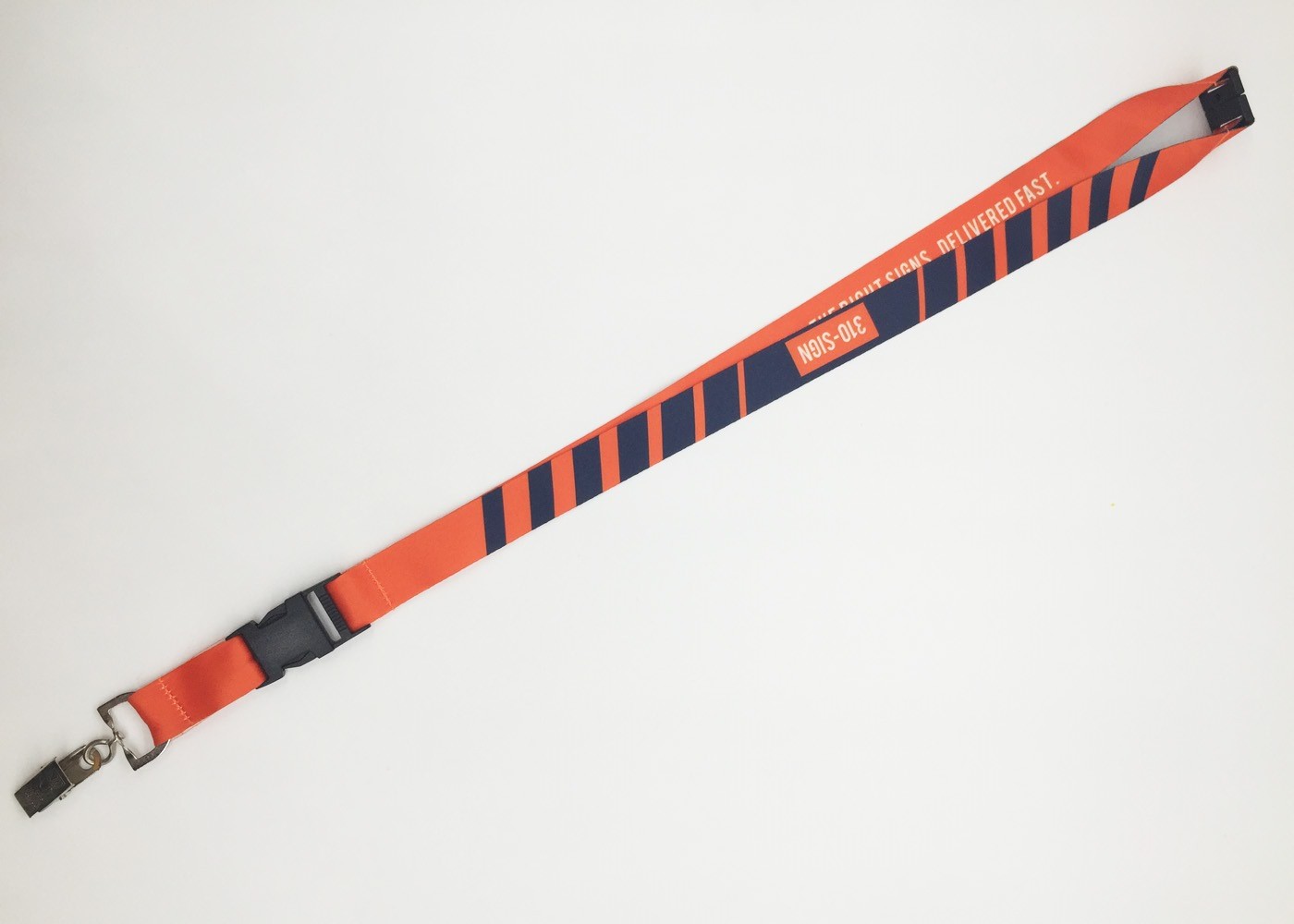 Rush order accepted sublimation lanyard with custom logo and color for ID card