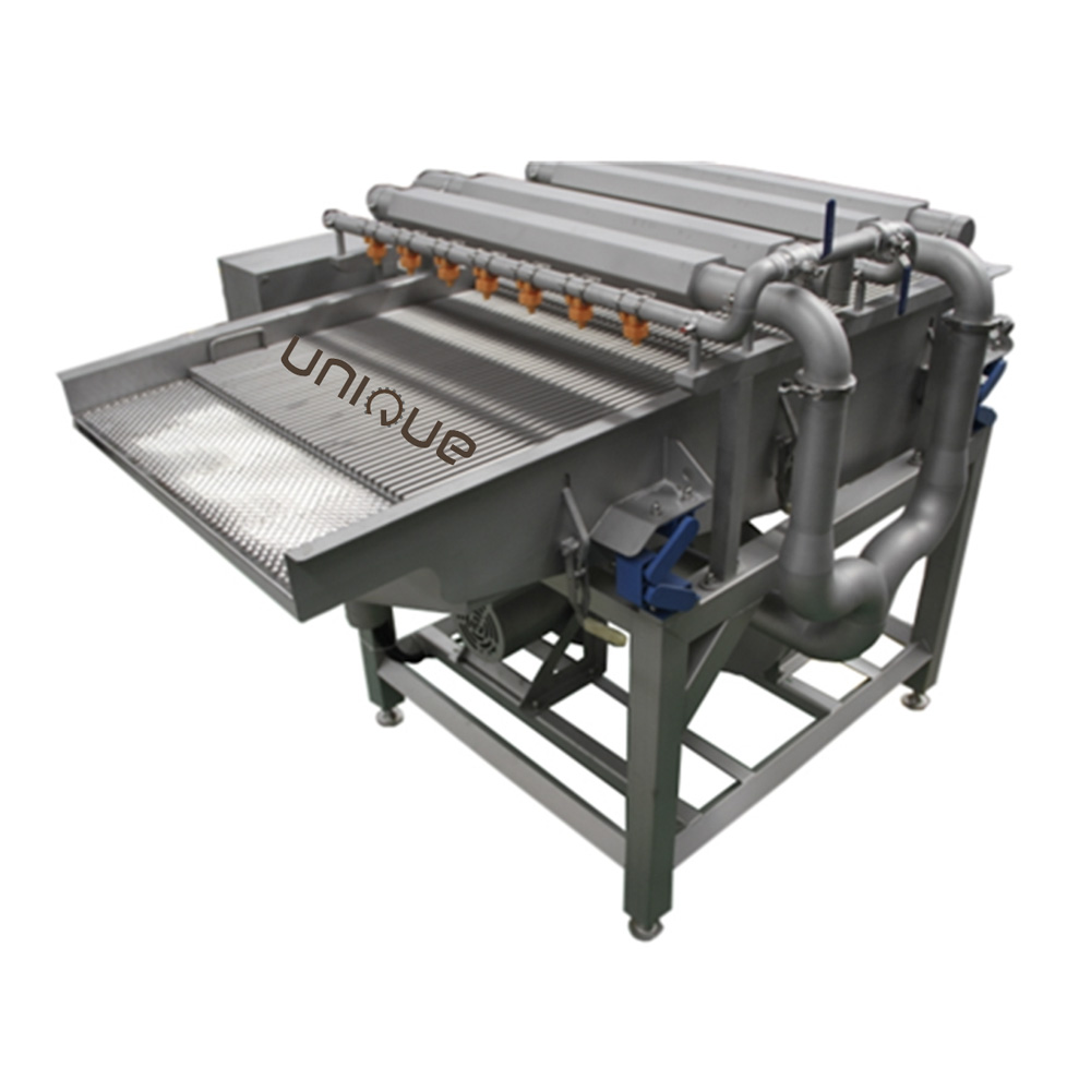 Restaurant Palm Dates Washing Machine with Selecting Conveyor in Stainless Steel 304