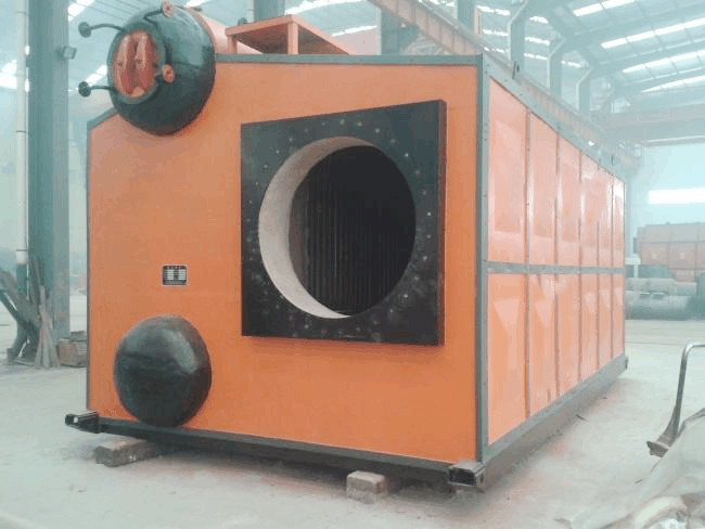 High Speed SZS Gas Fired Steam Boiler 10-65kg Q345R Steel Plate Material