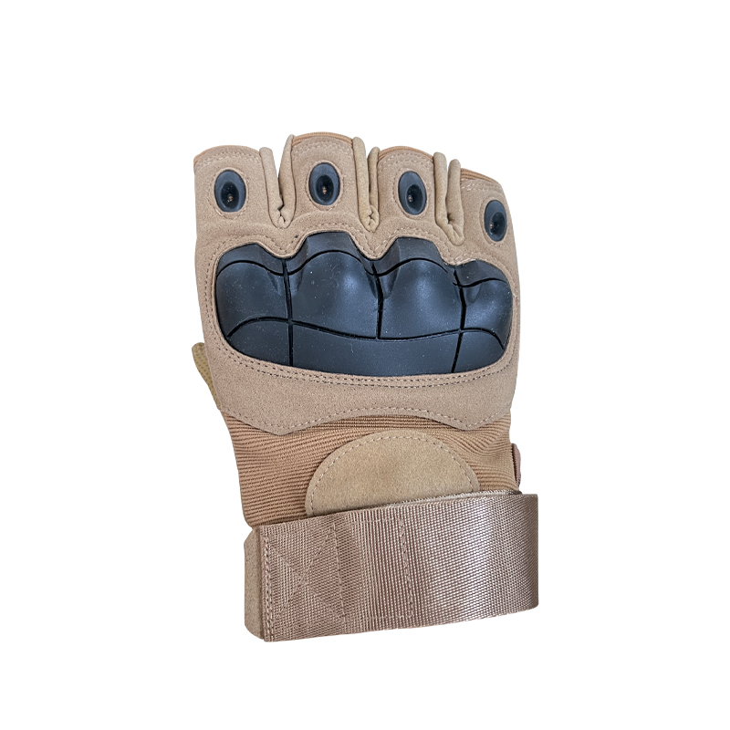 Green Nylon/Cotton/Metallic Half-Finger Hand Protection Perfect for Outdoor Activities
